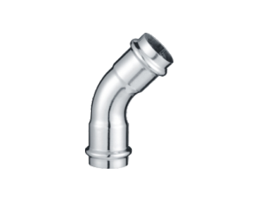 45 ° equal diameter elbow (type A)