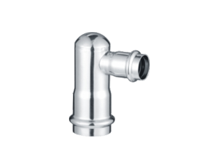 Reducing right angle elbow