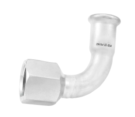 Internal thread 90 ° conversion elbow (long)