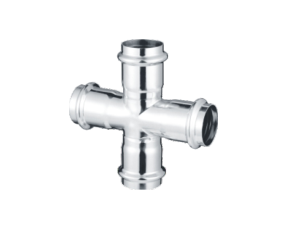 Equal diameter cross (double clamping)